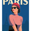 Affiche de Paris,  la parisienne