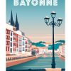 Affiche de La Nive à Bayonne