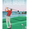 Affiche de Golf, la Côte des Basques