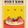 Affiche culture, les Pintxos