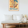 Affiche de Bayonne, la carte