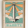 Affiche Art Déco de Biarritz, Le Phare