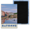 Magnet de Bayonne, bords de Nive