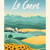 Affiche du Gers, la campagne