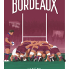 Affiche de rugby, Bordeaux la mêlée