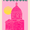 Affiche pop pink de Toulouse, Dôme de la grave