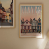 Affiche de Vannes, les maisons