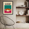 Affiche culture, le Gâteau Basque