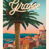 Affiche de Côte d'Azur, Grasse