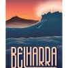 Affiche de Surf, Belharra Sunset