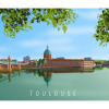 Affiche de Toulouse, Les Deux Ponts