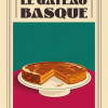Affiche culture, le Gâteau Basque