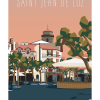 Affiche de Saint-Jean-de-Luz, La Place Louis XIV