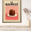 Affiche culture, le Canelé