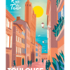 Affiche Pop de Toulouse, rue du Taur