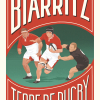 Affiche de rugby, plaquage Biarritz