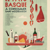 Affiche du Pays Basque, A Consommer Sans Modération - verte