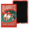 Magnet de rugby, plaquage Biarritz