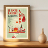 Affiche du Pays Basque, A Consommer Sans Modération - verte