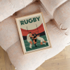 Affiche de rugby, Toulouse by Emu