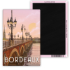 Magnet de Bordeaux, le pont de pierre ensoleillé