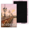 Magnet de Bordeaux, le pont de pierre ensoleillé