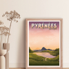 Affiche des Pyrénées, le lac d'Ayous