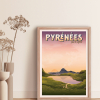Affiche des Pyrénées, le lac d'Ayous