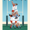 Affiche de rugby, Jour de Derby