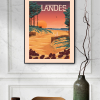 Affiche des Landes, Sunset