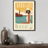 Affiche de Bordeaux, Lady on the River