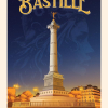 Affiche de Paris, place de la Bastille