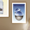 Affiche de Marseille, la Pétanque 2
