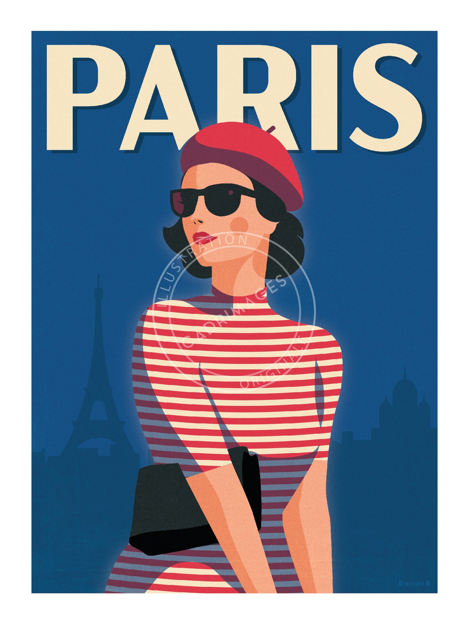 Affiche de Paris,  la parisienne