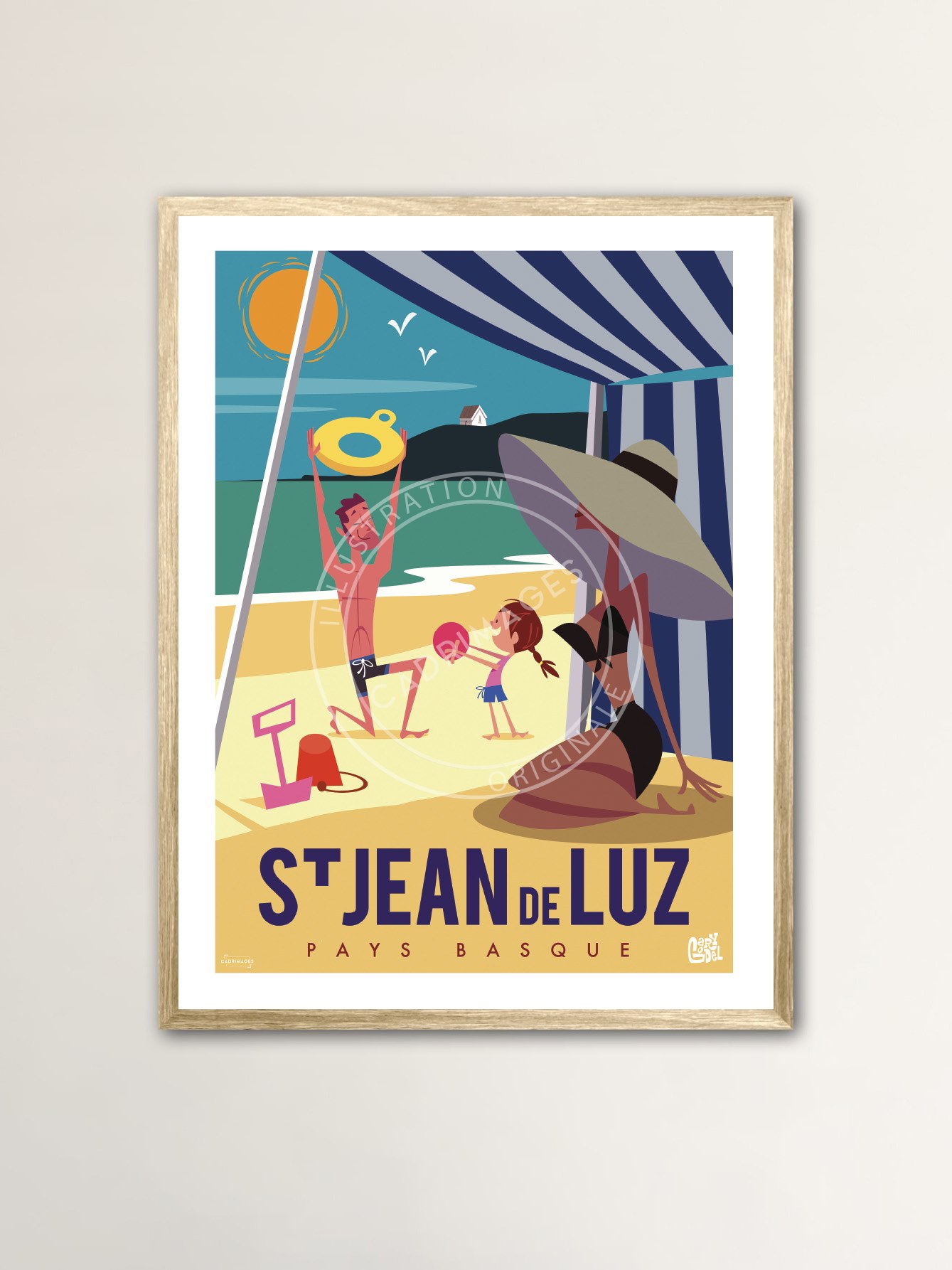Affiche de Saint Jean de Luz, Fun in Saint Jean de Luz
