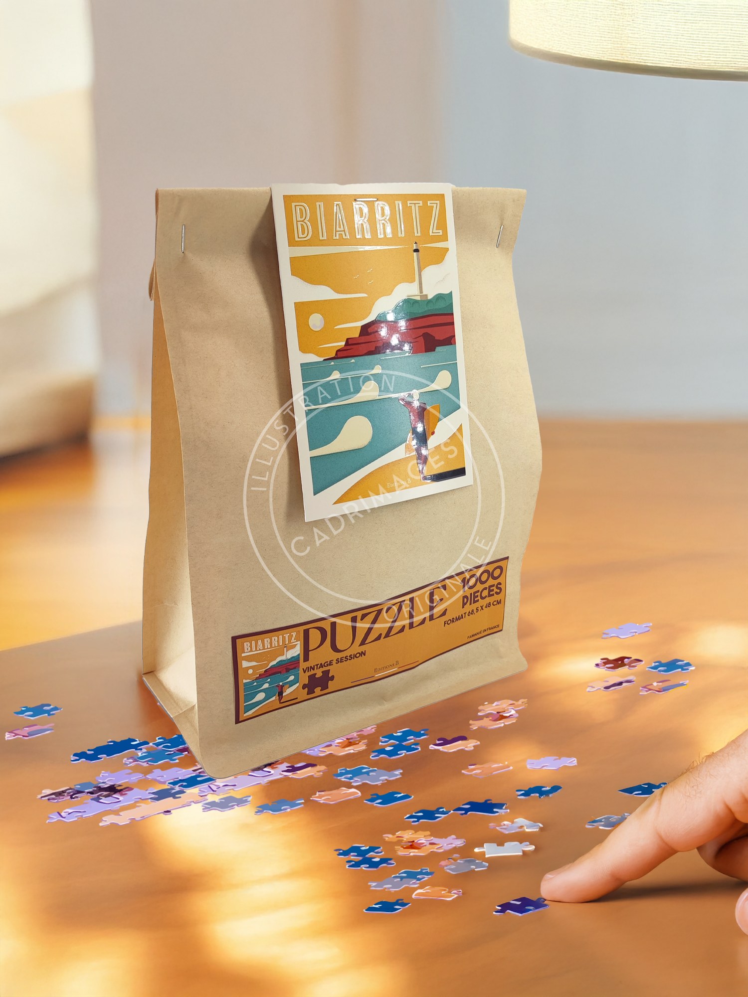 Puzzle 1000 pièces, Biarritz Vintage Session