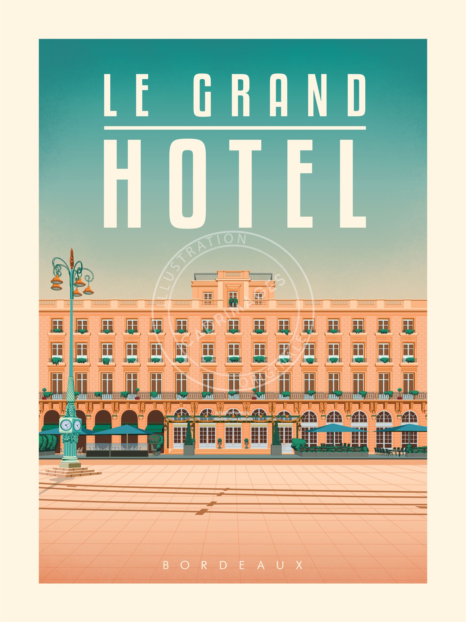 Affiche de Bordeaux, le Grand Hôtel