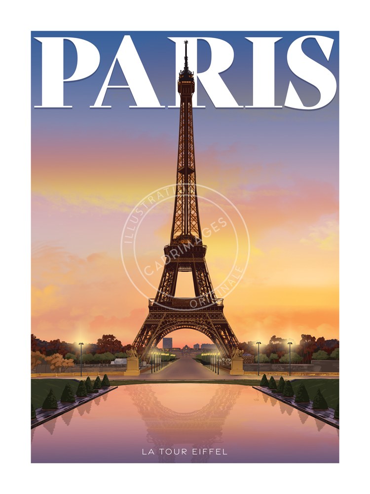 Affiche du Trocadero à Paris