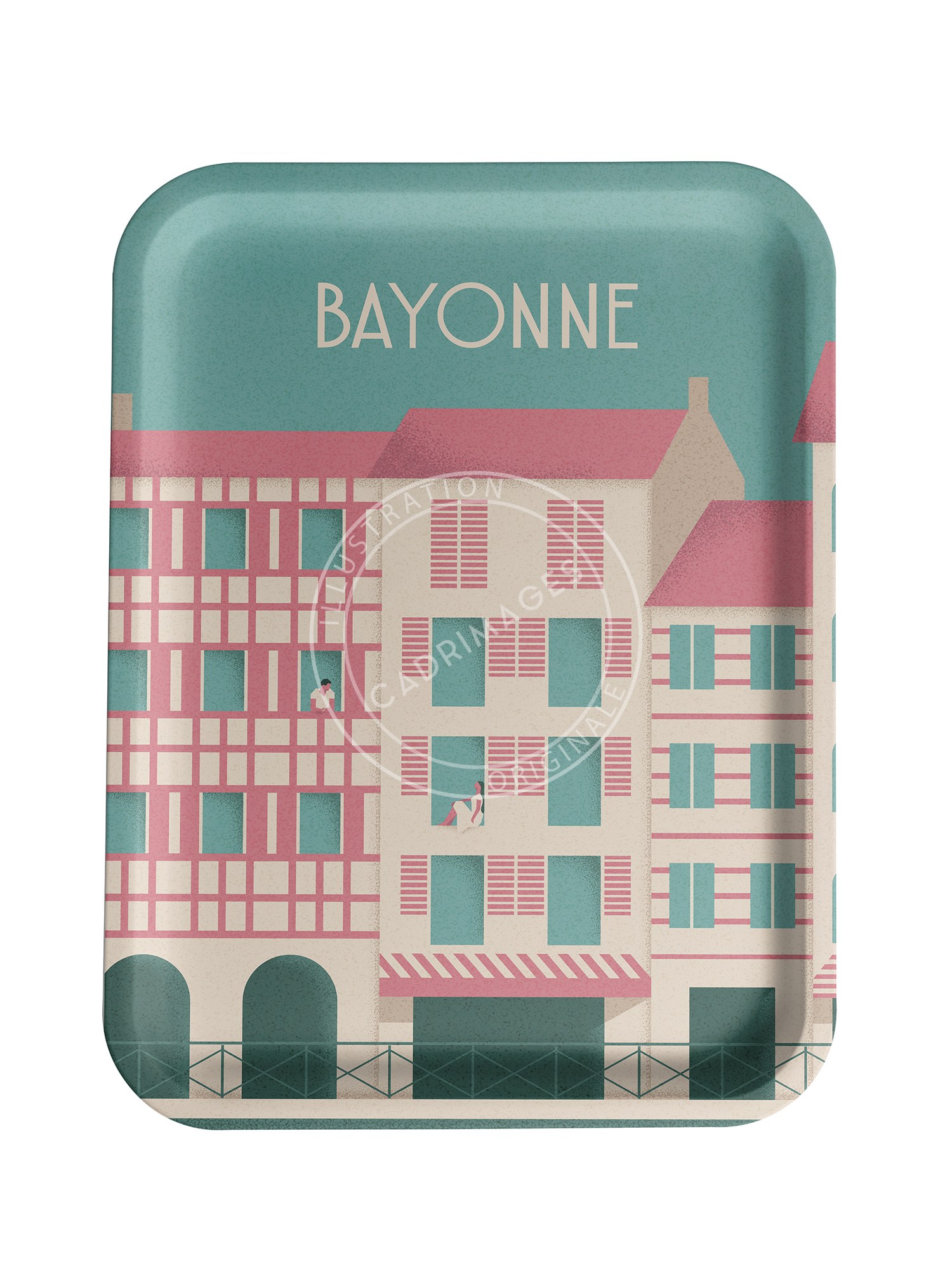 Plateau Bayonne Vintage
