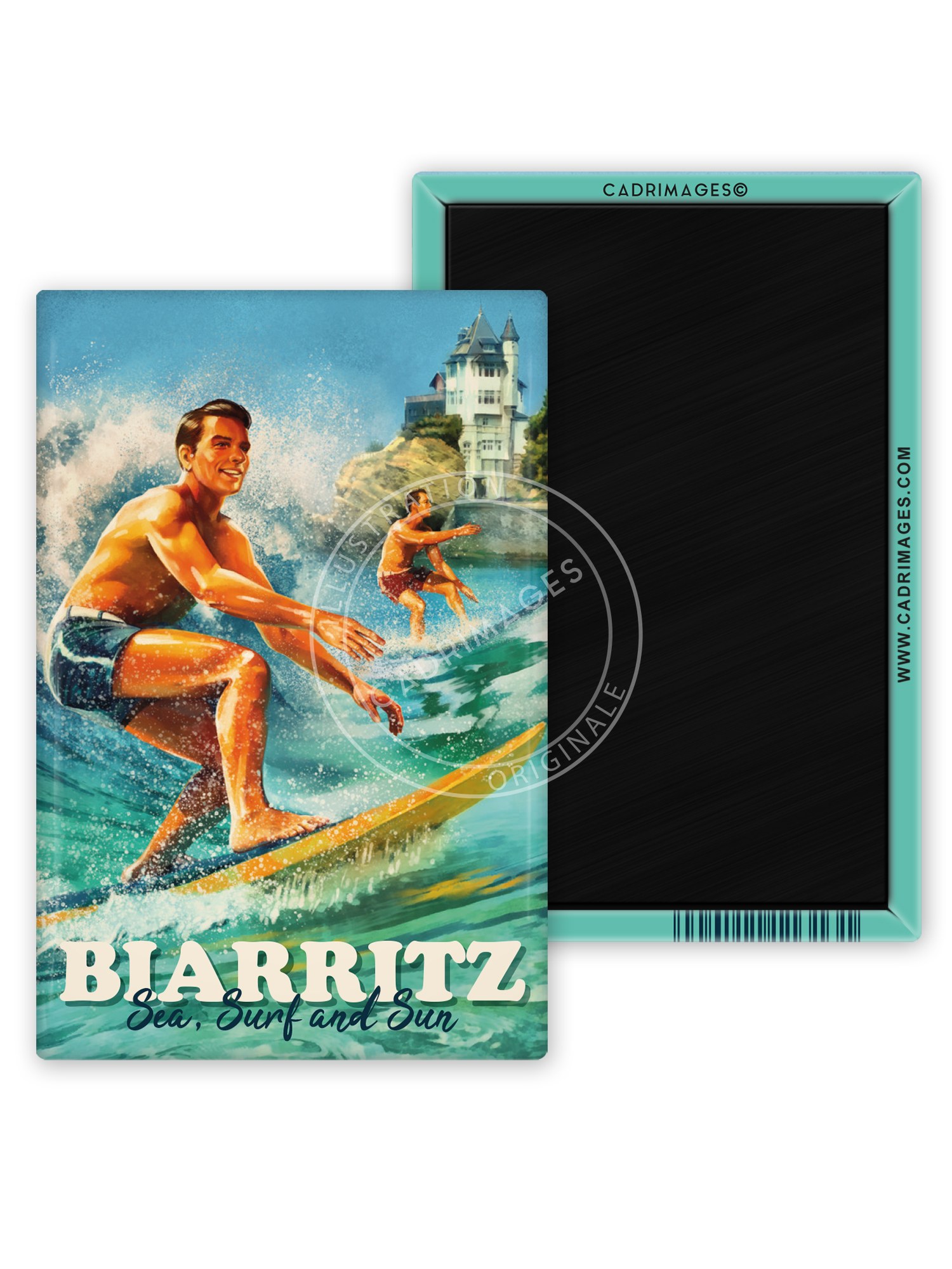 Magnet de Biarritz, sea surf and sun