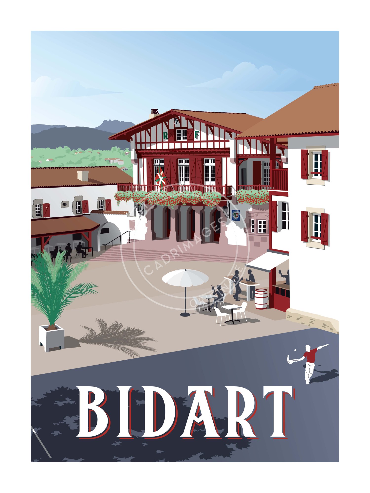 Affiche de Bidart