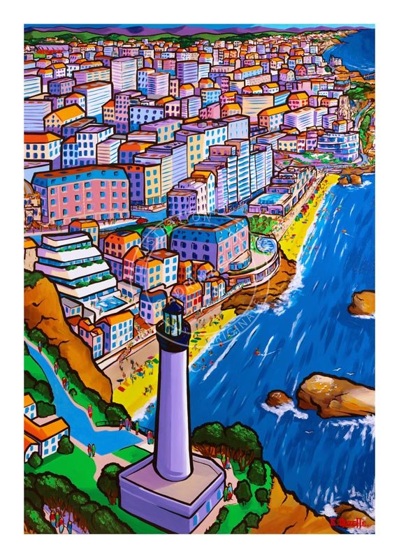 Affiche de Biarritz by Dazelle