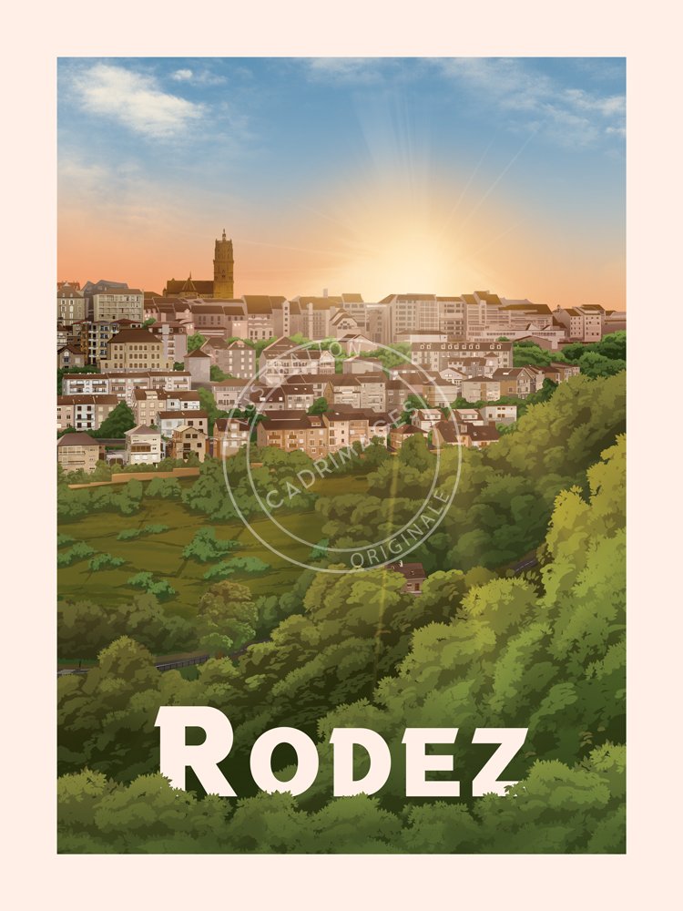 Affiche d'Occitanie, Rodez