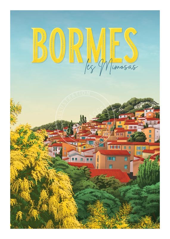 Affiche de Bormes-les-Mimosas