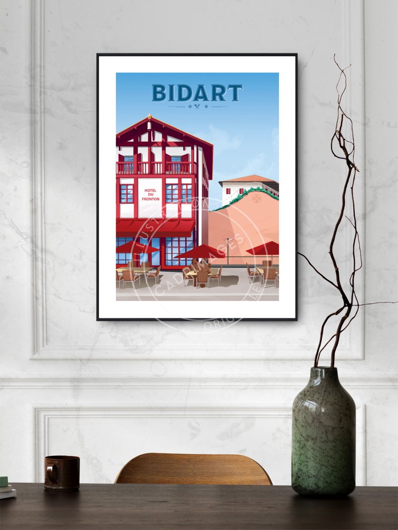 Affiche de Bidart, le Fronton