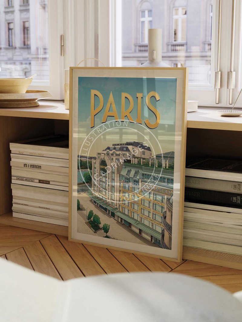 Affiche de Paris, la Samaritaine