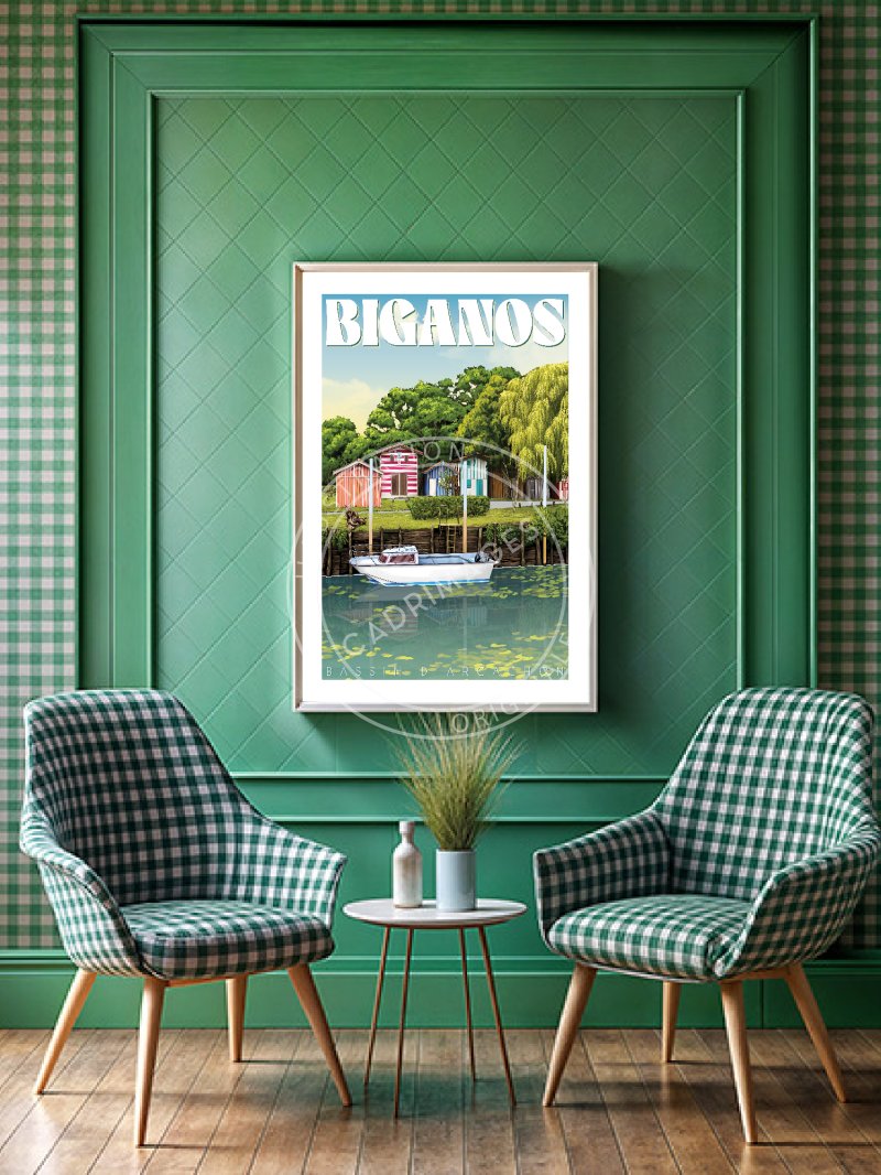 Affiche d'Arcachon, Biganos
