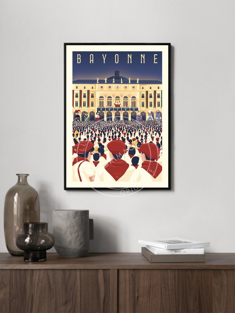 Affiche de Bayonne, les fêtes