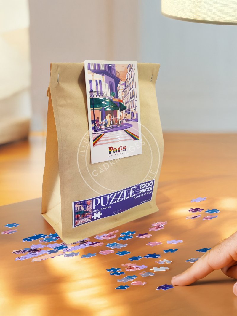 Puzzle 1000 pièces, le Marais