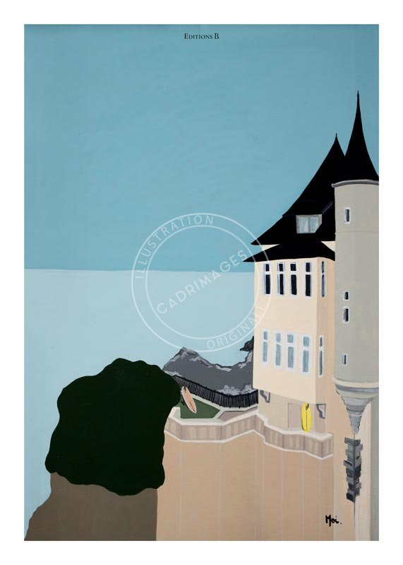 Affiche de Biarritz, la Villa Belza by Moi
